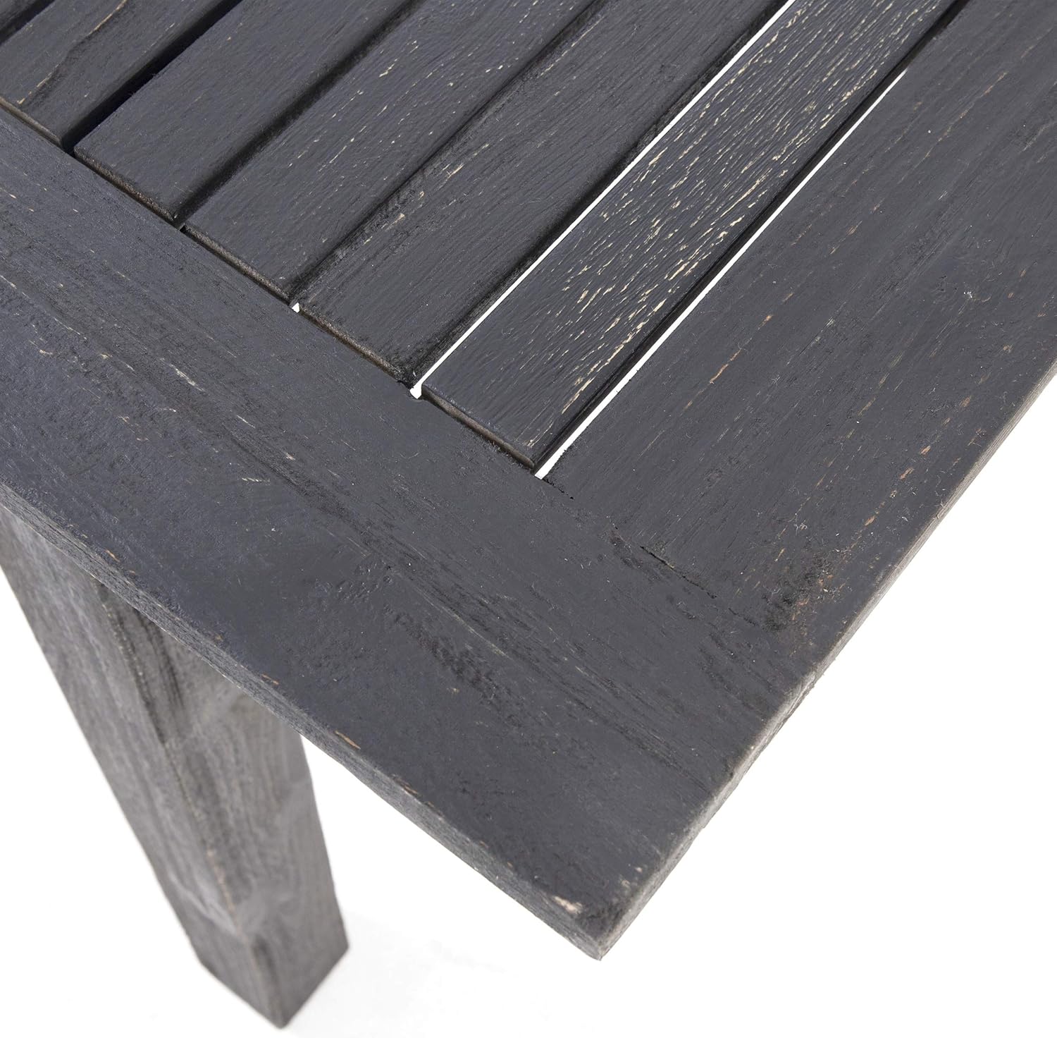 Christopher Knight Home 305357 Eric Outdoor Expandable Acacia Wood Dining Table, Dark Gray Finish : Garden & Outdoor