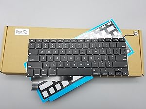 Replacement Unibody Keyboard for MacBook Pro A1286 15.4 Inch 2009-2012 Laptop US Layout (with Backlight Module)