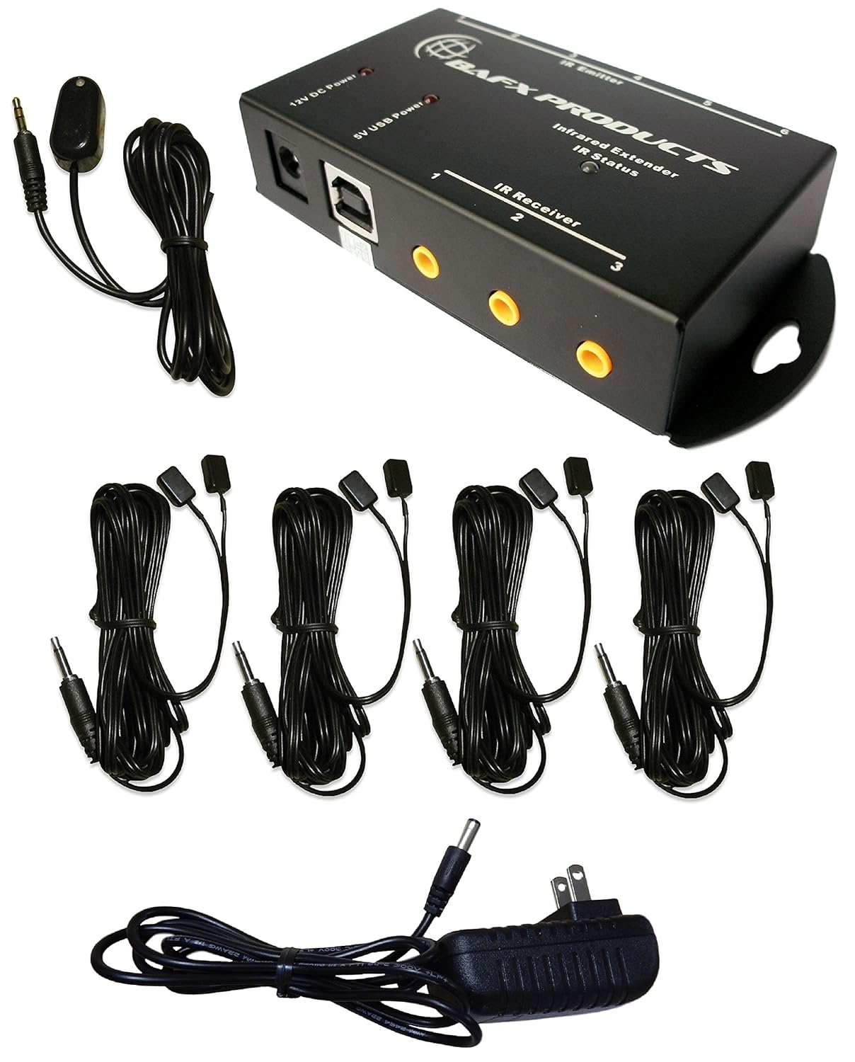 BAFX Products IR Repeater Remote control extender Kit eBay