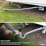 Colapz Waste Flexi Pipe Rock Pegs 10 Pack for Hard Soft Ground Caravan view 5