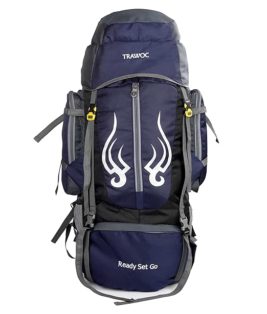 TRAWOC 60L Travel Backpack for Outdoor Sport Camp Hiking Trekking Bag Camping Rucksack (HK003)