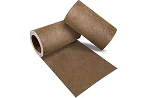 Azobur Velvet Repair Patch, Self-Adhesive Flannel Fabric Patch, Multi Colors, Microfiber Patch，Can be Used to Patch Sofas, Car Seats, Handbags, Jacket Holes and Tears (Brown)