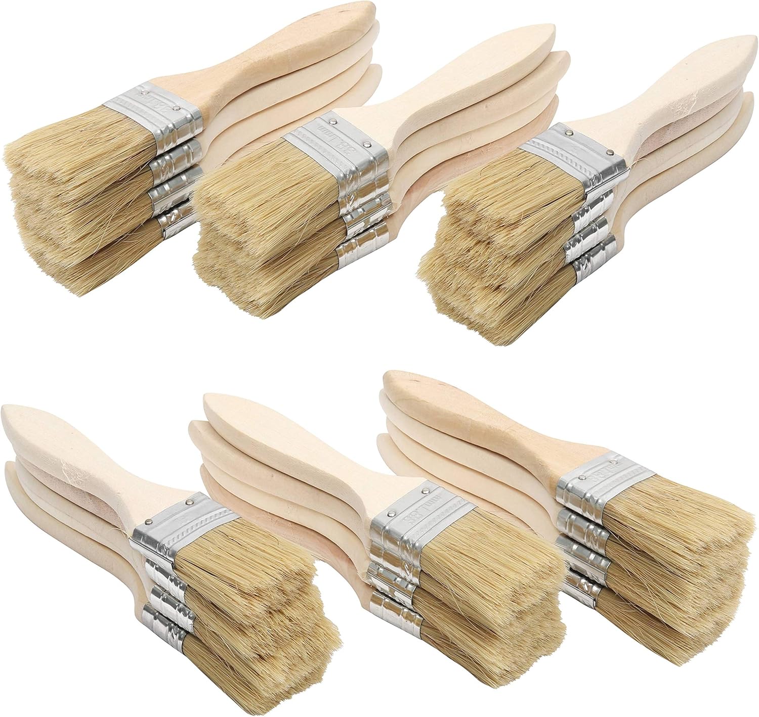 Kurtzy 24 Pack of Paint Brushes