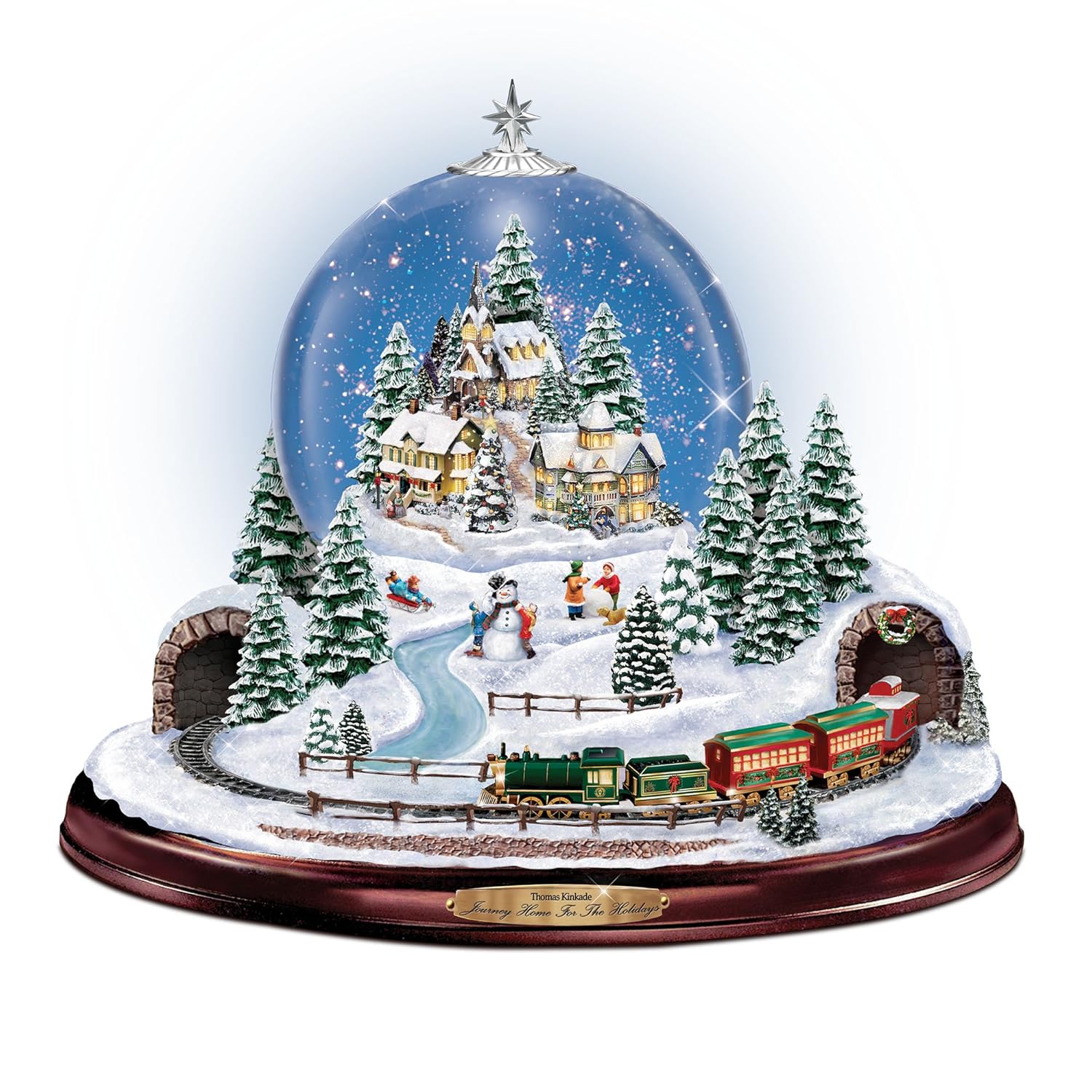 The Bradford Exchange 'Journey Home For The Holidays' Snowglobe