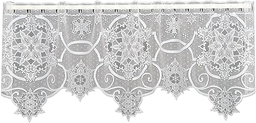 Amazon Com Heritage Lace Snowflake 60 Wide X 20 Drop White 4