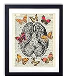 Butterflies On The Brain Upcycled Vintage