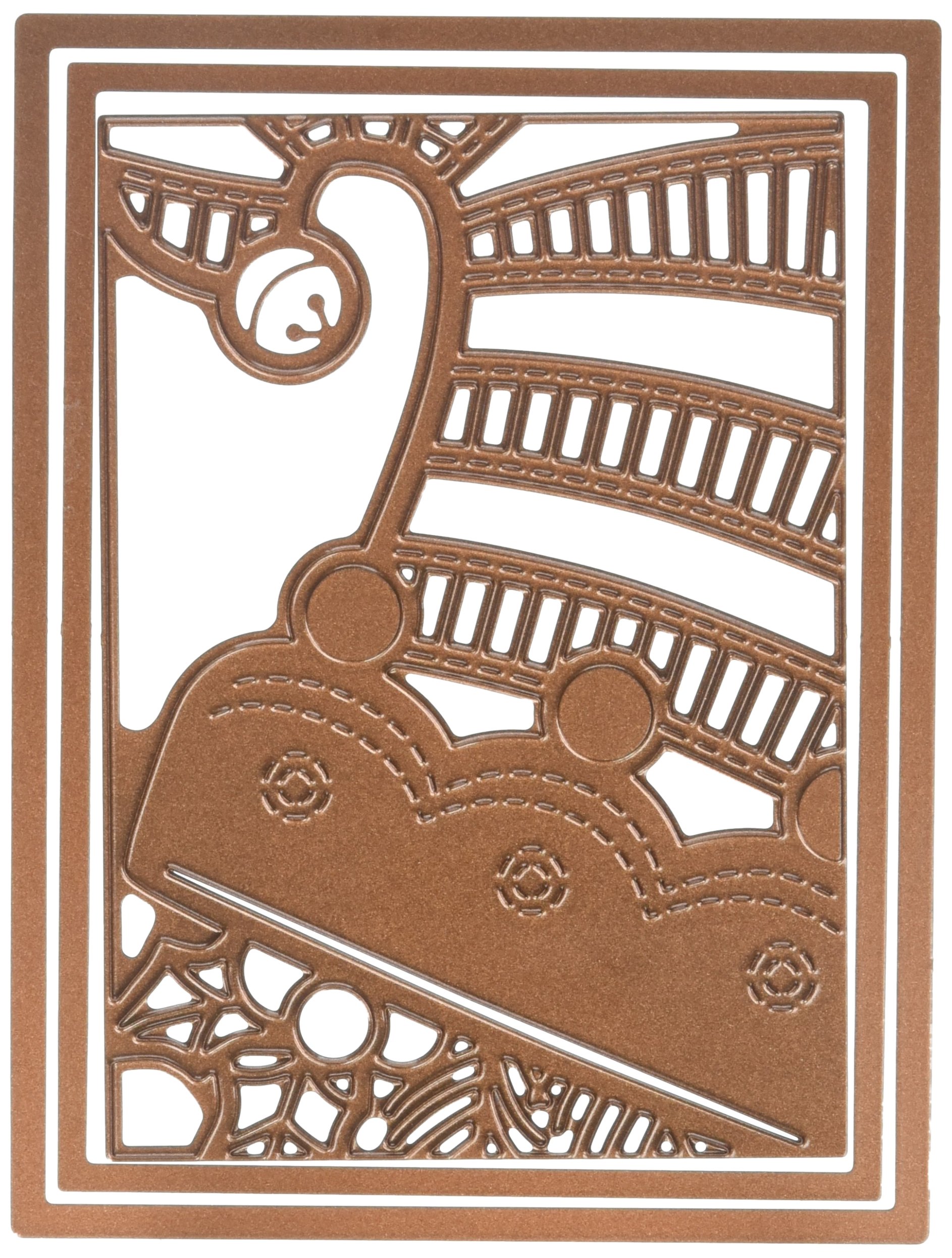 Sue Wilson Festive Collection-Stocking Gift Card Holder Die Set, Metal, 12.6 x 9.4 cm