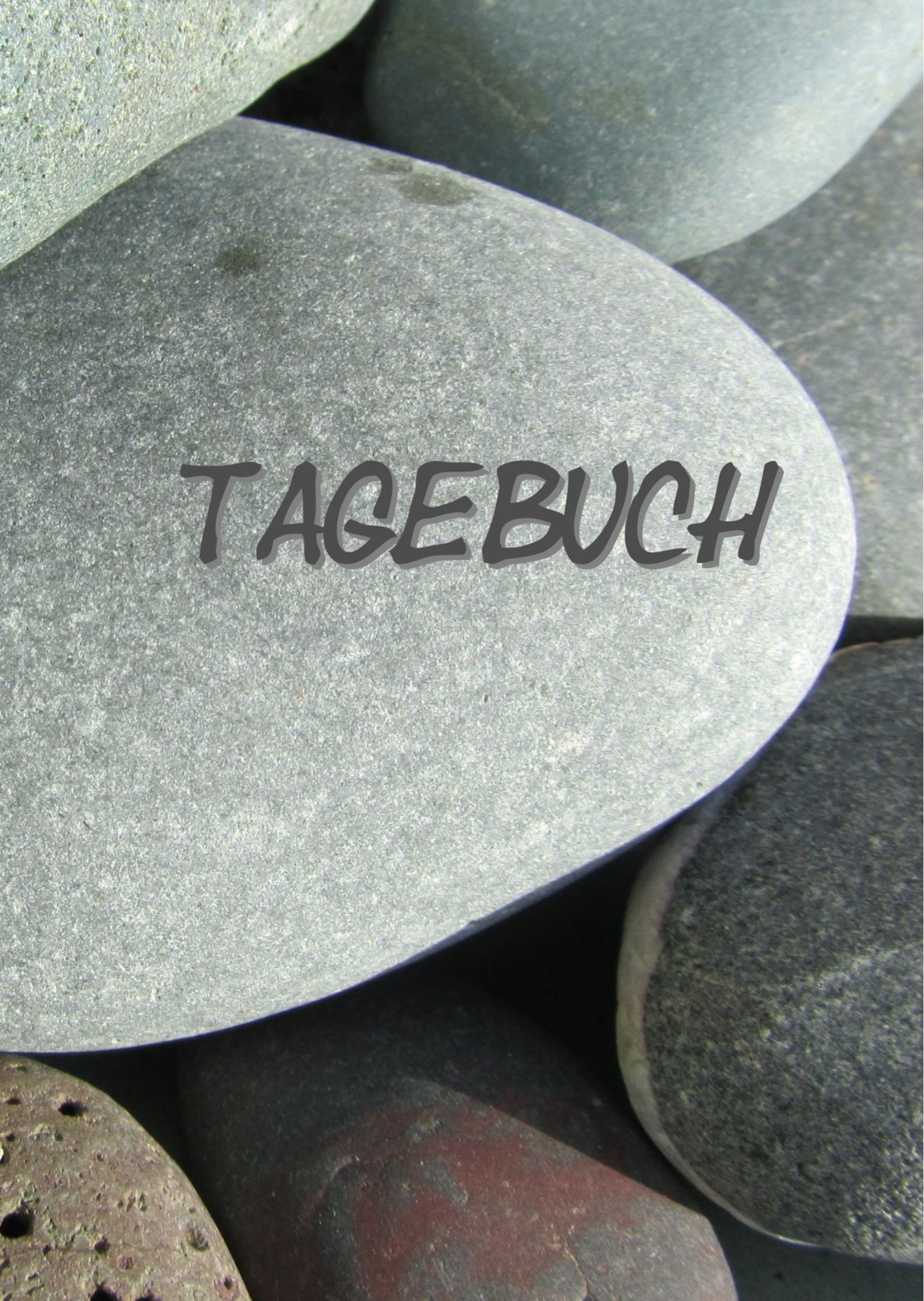 Tagebuch / Notizbuch - Steine: Diary, DIN A4, liniert