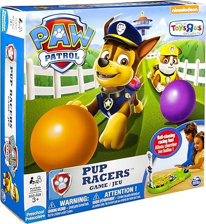 paw patrol pup racers board game