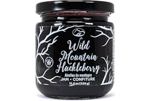 WEST COAST WILD FOODS QUALITY INTEGRITY SUSTAINABILITY West Coast Wild Foods | Wild Huckleberry Jam | 11.5 oz | Local Wild Food