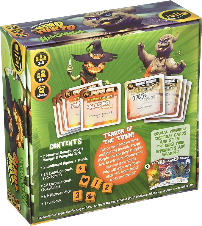Card Kings Might Iello 51418 King Of Tokyo Halloween Amazon Fr Jeux Et