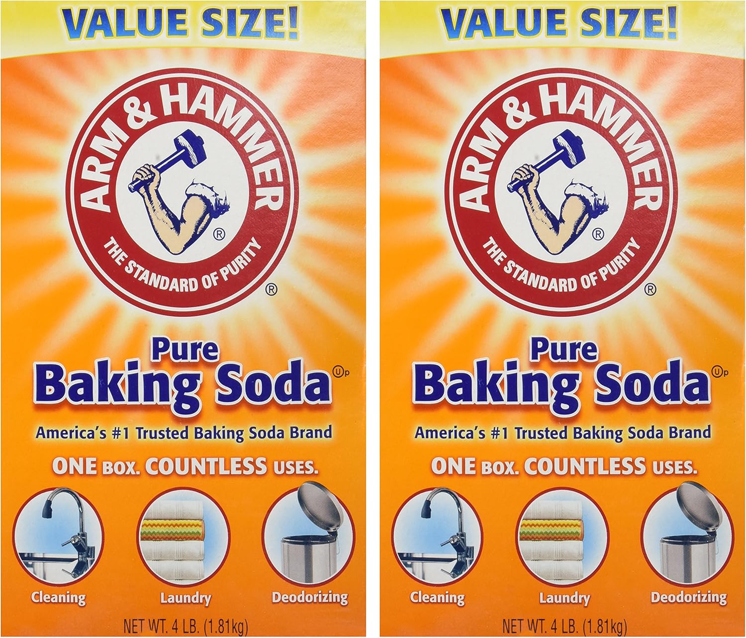 Arm & Hammer Baking Soda4LB (01170) (Pack of 2) Amazon.ca Health & Personal Care
