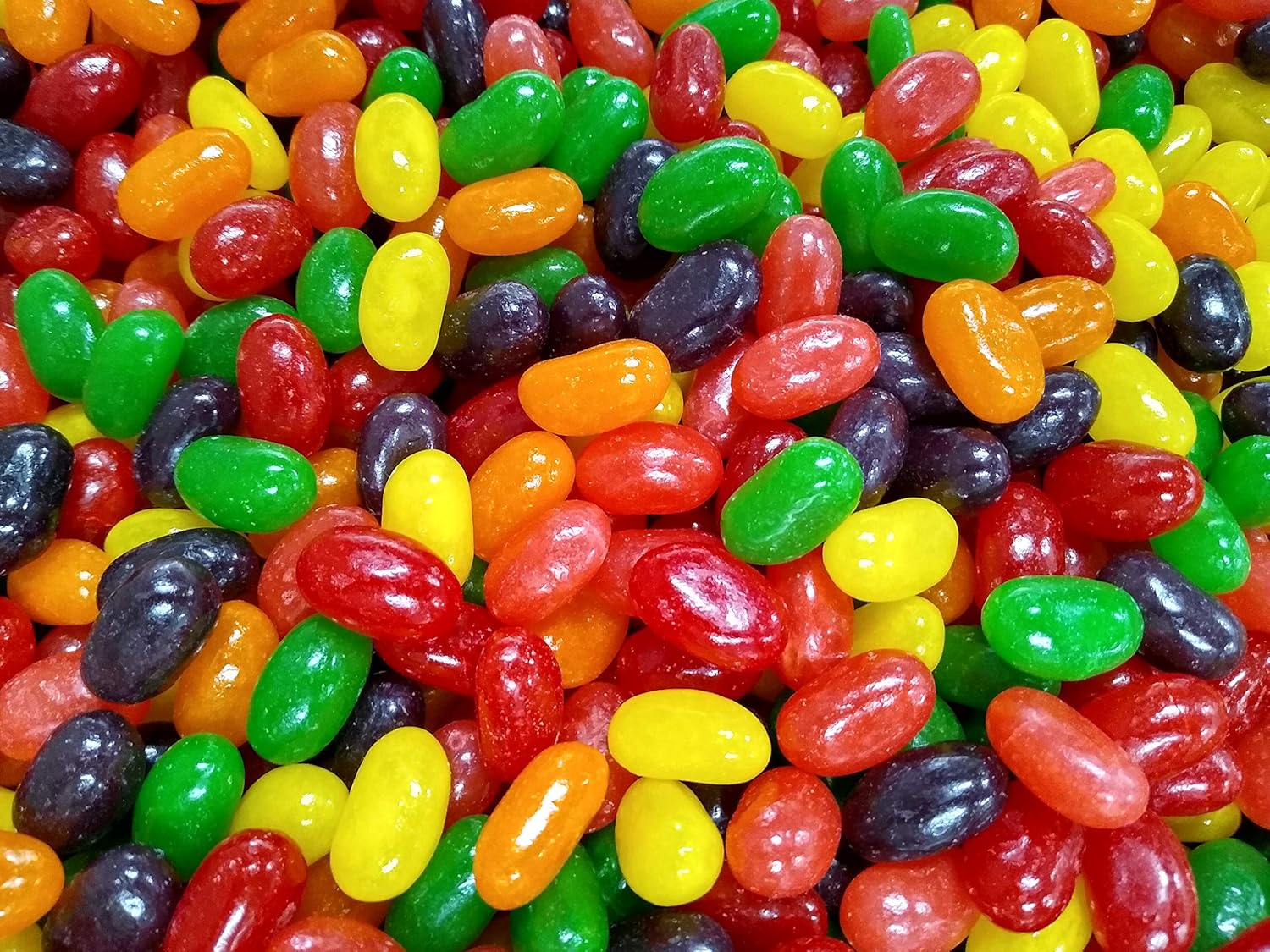 Jumbo Assorted Jelly Beans - 2 lbs of Fresh Delicious Extra Large Strawberry Cherry Lemon Lime Grape Orange Jelly Beans : Grocery & Gourmet Food