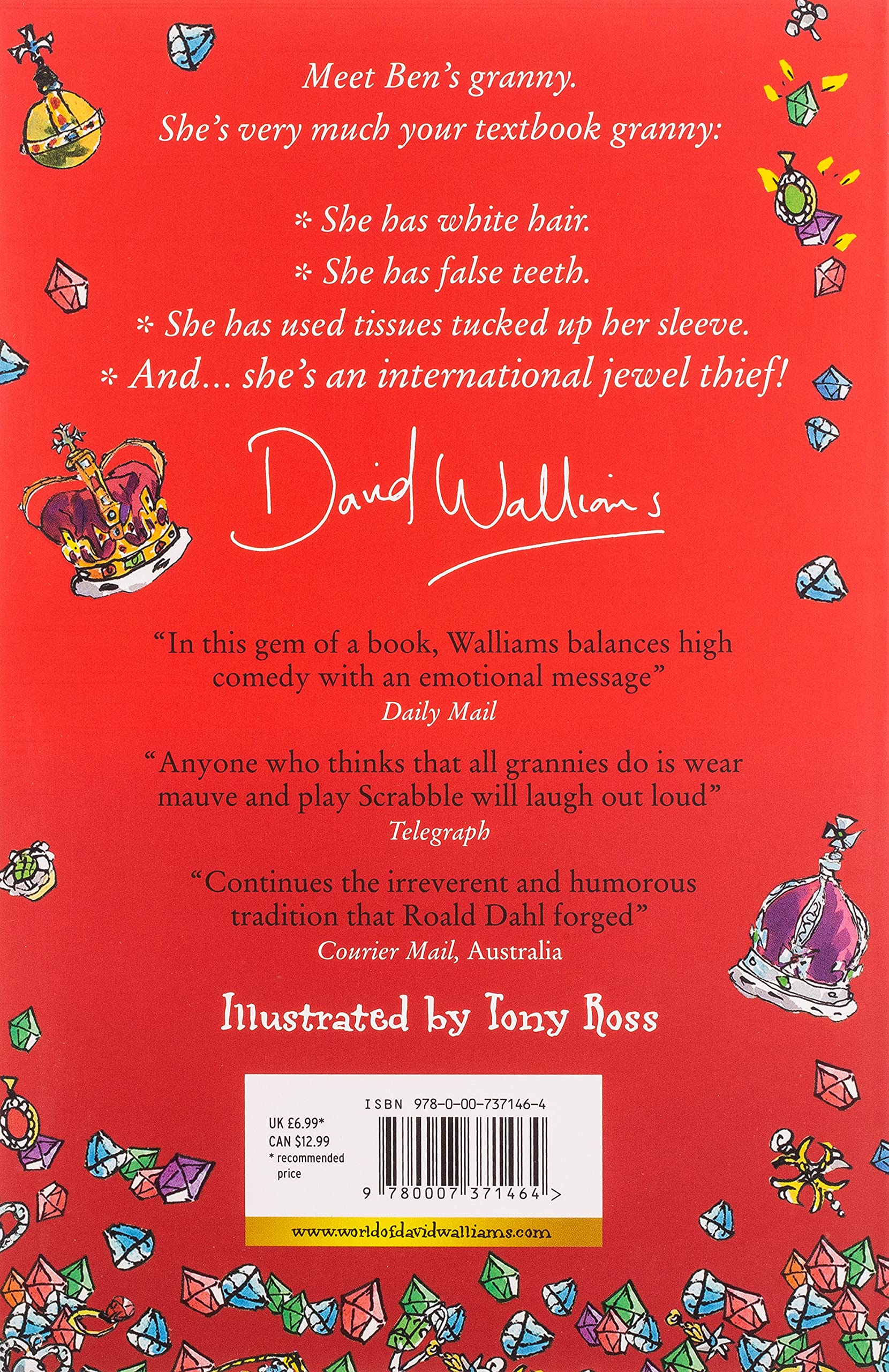 Gangsta Granny David Walliams 121 Poche Walliams David Amazon Com Books