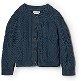 Amazon Essentials x Sofia Grainge Unisex Toddlers and Babies' Fisherman Cardigan Sweater