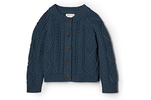 �鶹�� Essentials Unisex-Baby Fisherman Cardigan Sweater