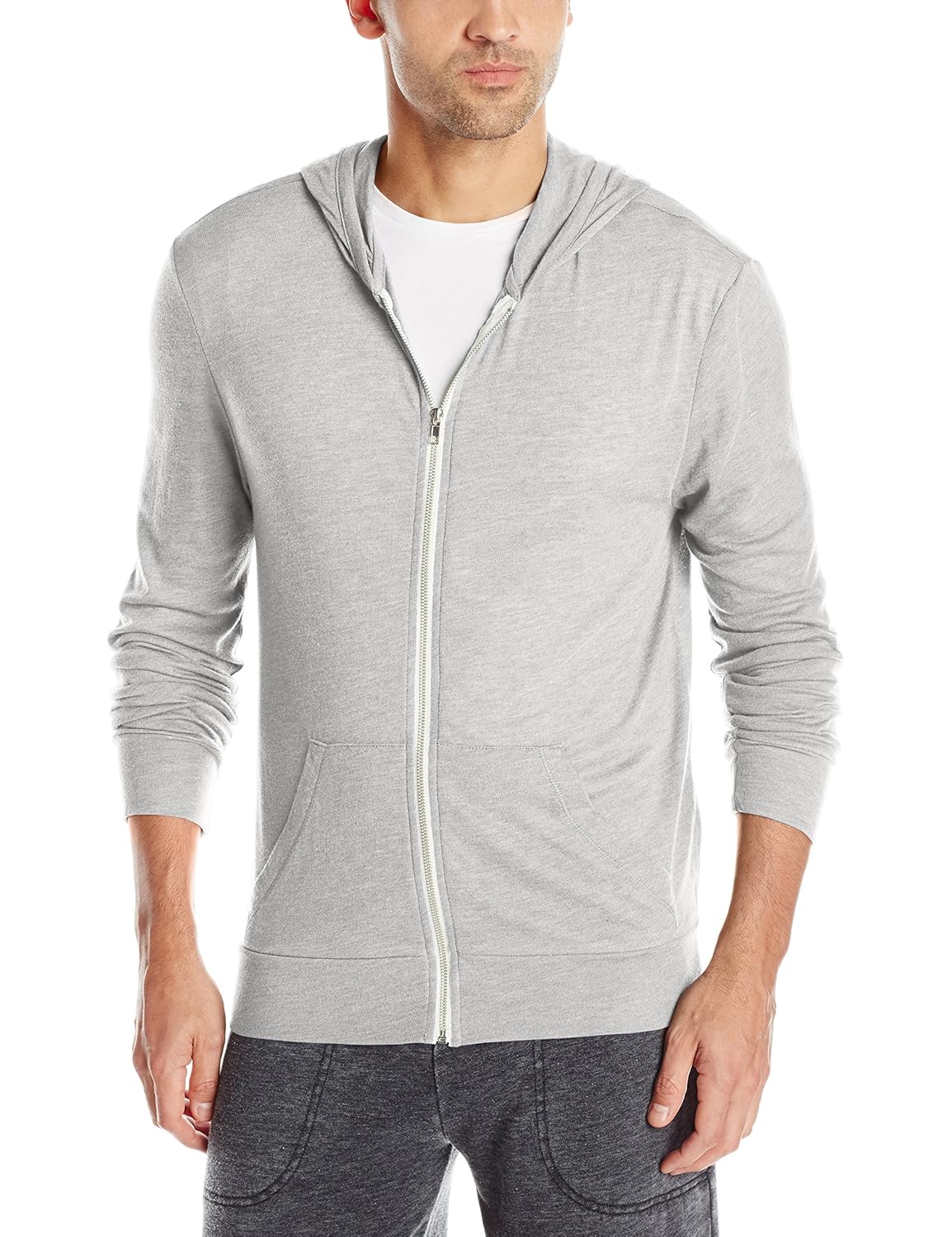 alternative men's eco zip hoodie sweatshirt