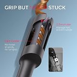 TYMO CURLPRO Automatic Rotating Curling Wand 1.25 inch Gray view 4