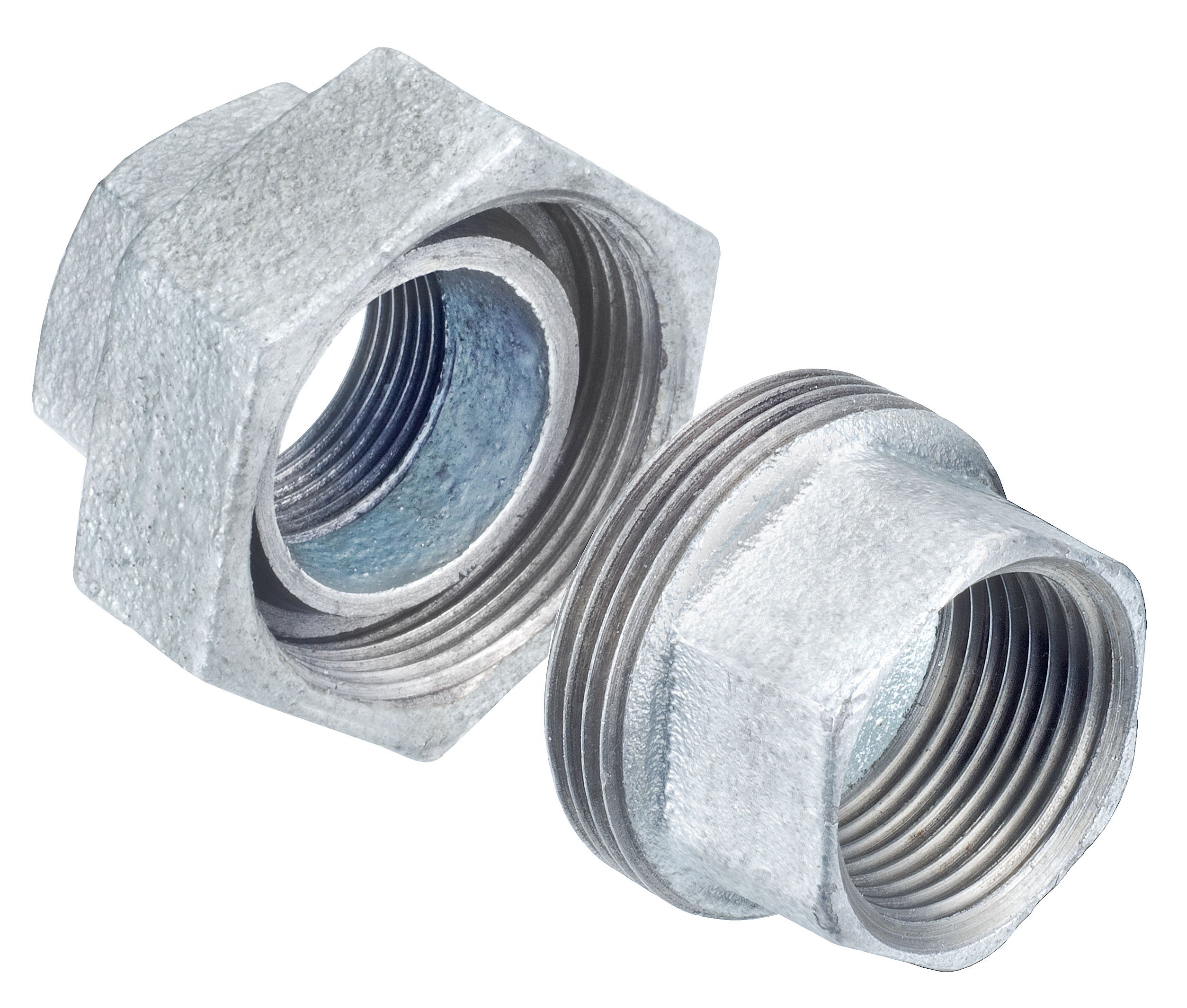 CORNAT VFB34012 Screw Coupling zinc Coated, Gray, 1/2 Zoll