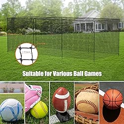 Baseball Batting Cage Nets,20‘L/ 35'L/55'L/70'L