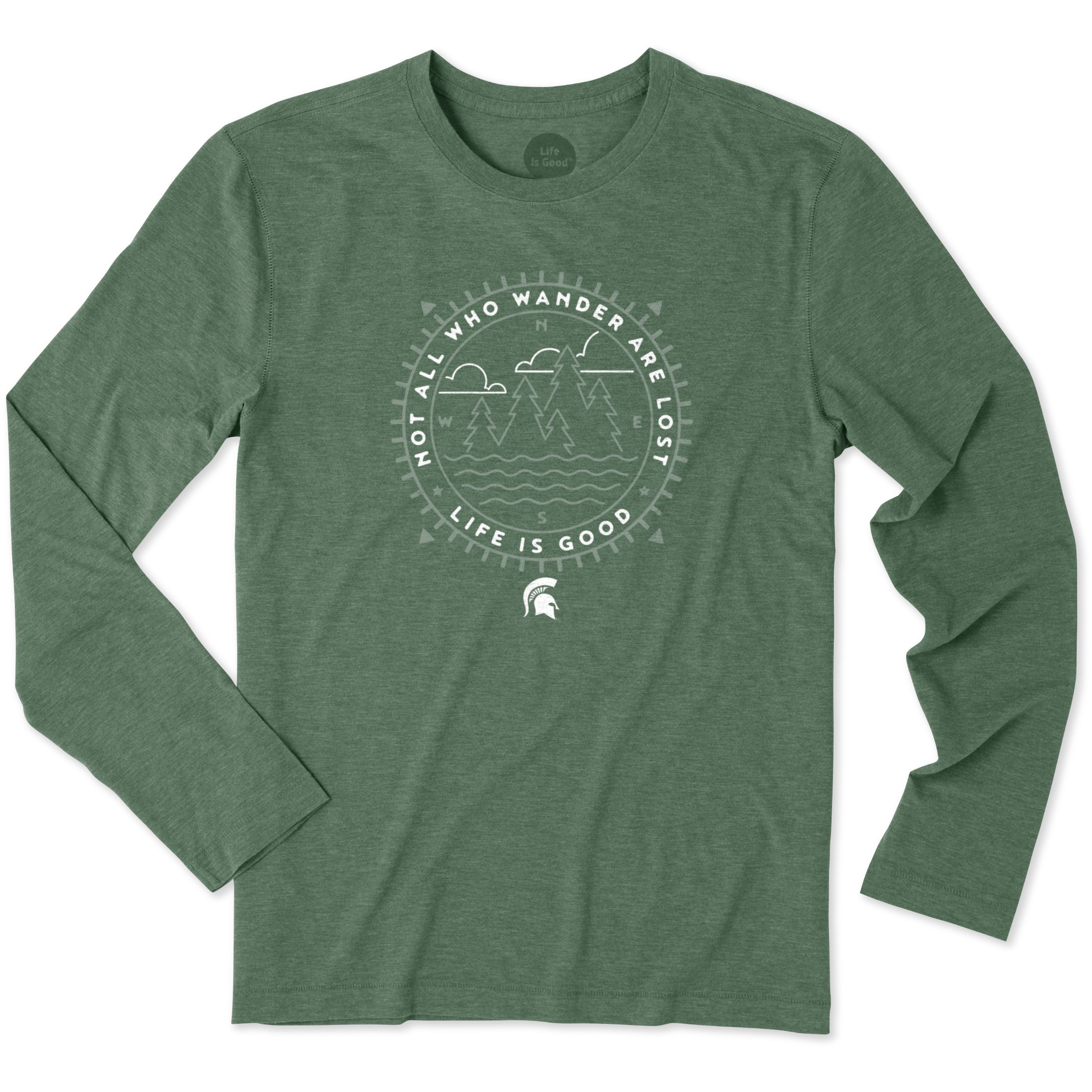 Life is Good NCAA Michigan State Spartans Adult Men