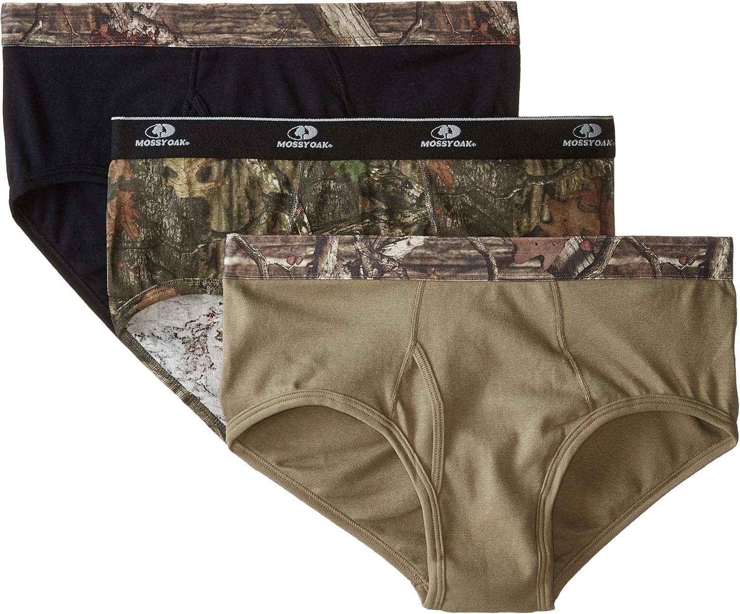 Mossy Oak Men's Briefs (3Pack) Clothing