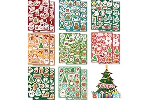OHOME Stocking Stuffers | 320 PCS Christmas Stickers - Toddler Stocking Stuffers | Kids Christmas Gifts for Boys Girls Grandkids,Vinyl Xmas Games Crafts Activities Party Favors Supplies