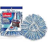 Vileda EasyWring RinseClean Mop Head Refill | Machine Washable & Reusable Mop Refill | Spin Mop Replacement Head | Safe and E