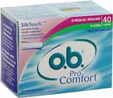 O.b. Pro Comfort multi-pack regular/Super tampons - 40 ct (380041811002)
