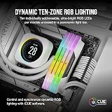 Corsair Vengeance RGB DDR5 64GB (2x32GB) 6000MHz CL30-36-36-76 White view 4