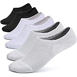 LeotrunyWomen’s 6 Pairs Bamboo Mesh Design Low Cut Non Slip No Show Socks