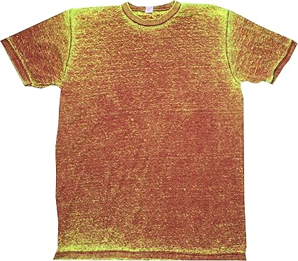red acid wash shirt