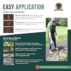 Lockscape Sticky Mulch Glue for Landscaping 2.5
