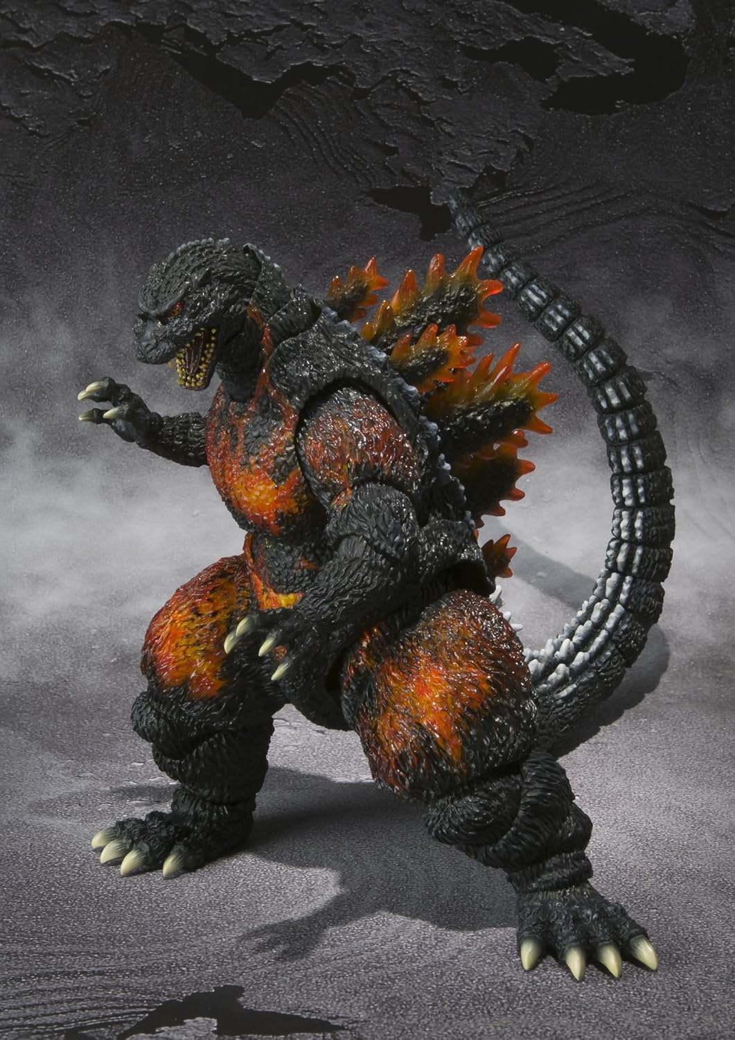 sh monsterarts burning godzilla
