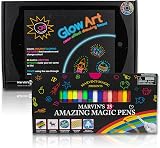 Marvin's Magic Glow Art LED Board with 36 Neon Effects & Magic Pens
