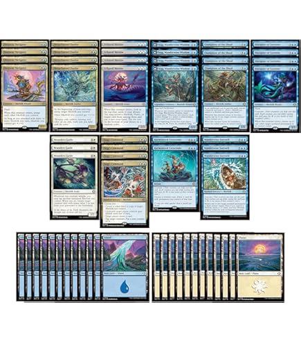 Amazon.com: Blue Green Merfolk Deck - Modern Legal - Custom Built - Magic  The Gathering - MTG - 60 Card : Toys & Games