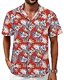 Hawaiian Shirt for Men, Vintage Tropical Shirts for