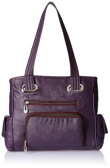 Meridian Pebble Womens Shoulder bag Purple (Mrb-064)