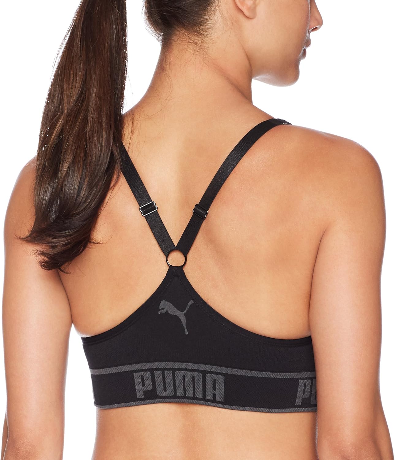 PUMA Women's Women's Solstice Seamless Sports Bra Bra at  Women’s Clothing store