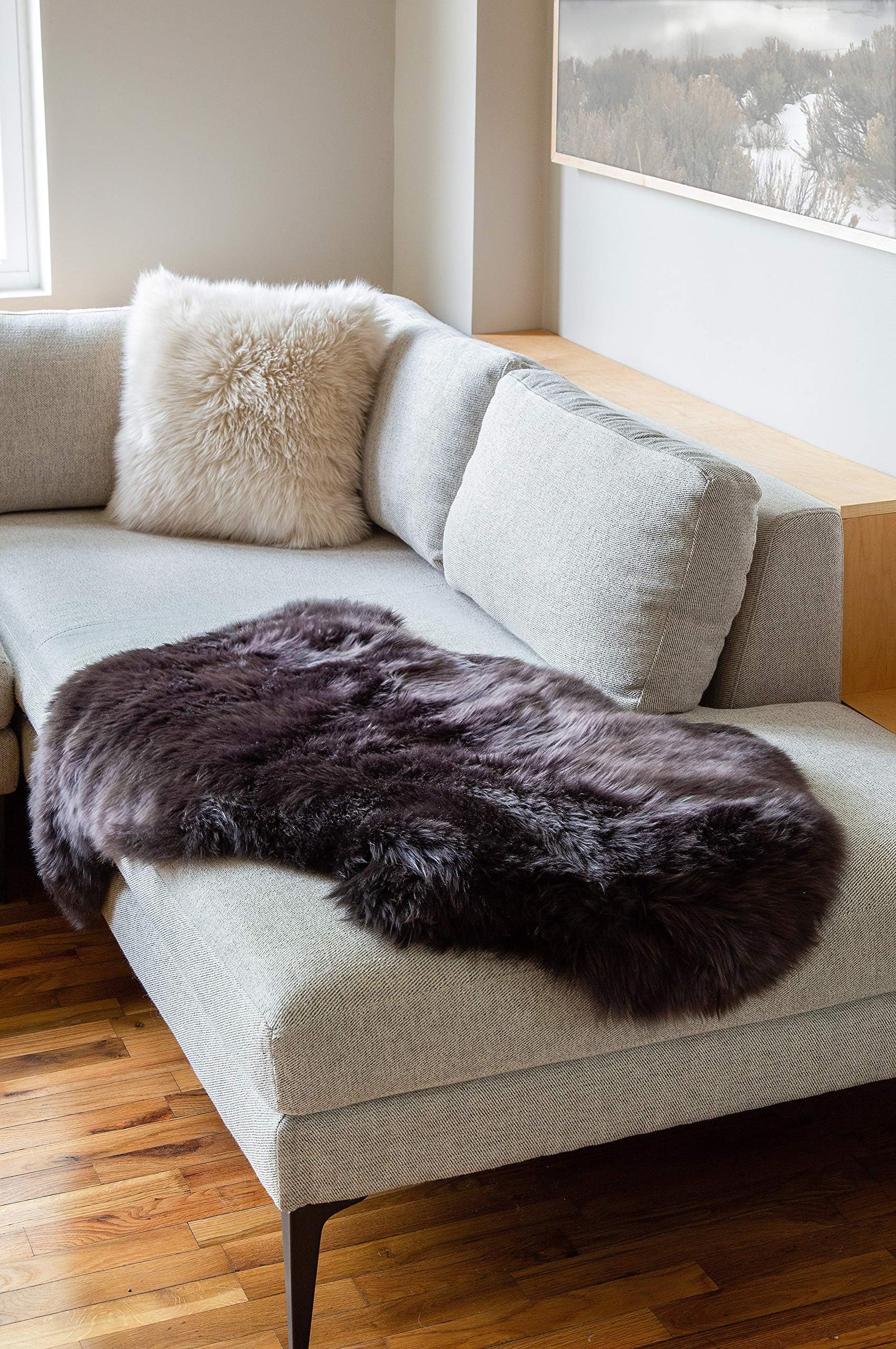 Overland Single-Pelt (2' x 3.5') Premium Australian Sheepskin Rug