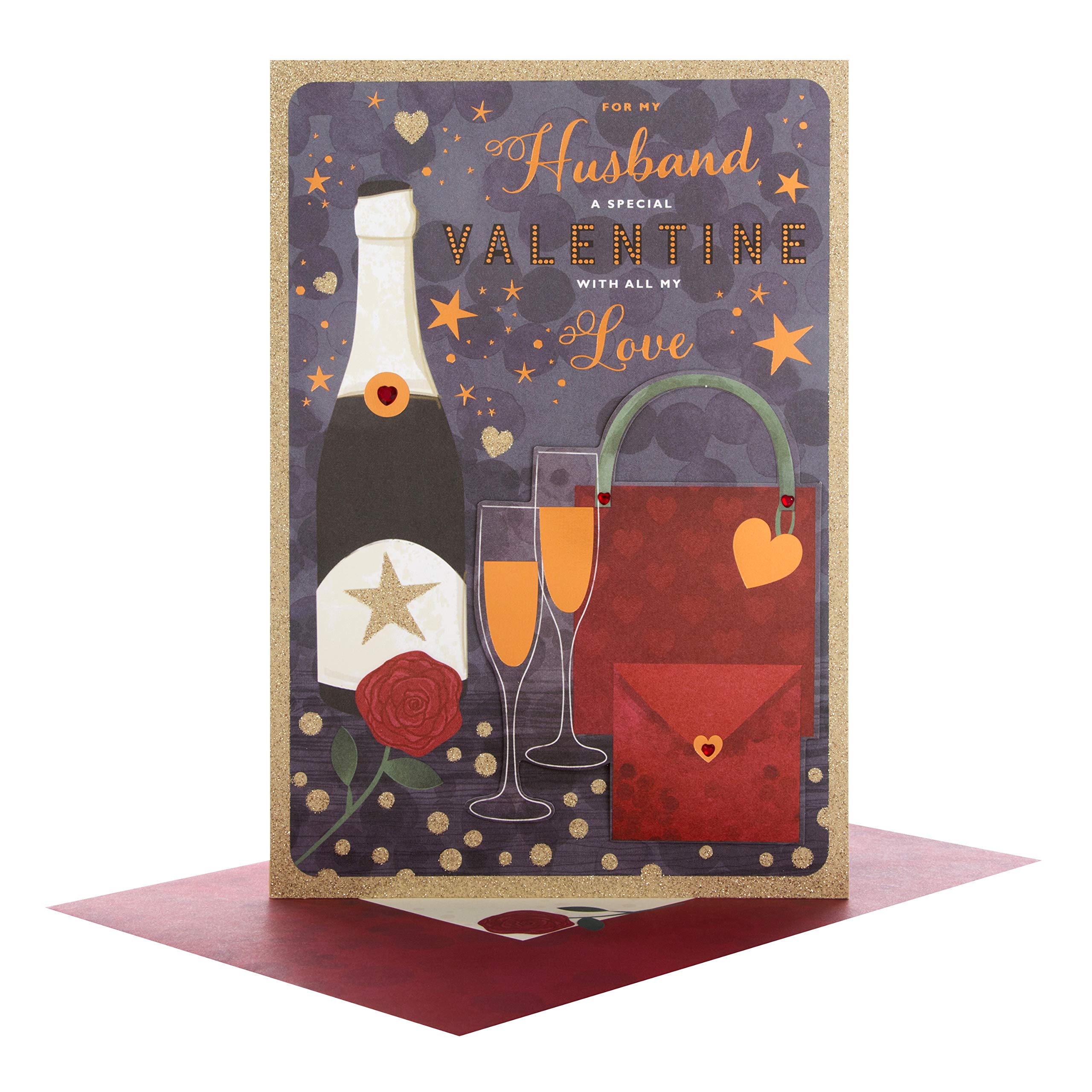 Hallmark Husband Valentine's Day Card 'All My Love' - Large