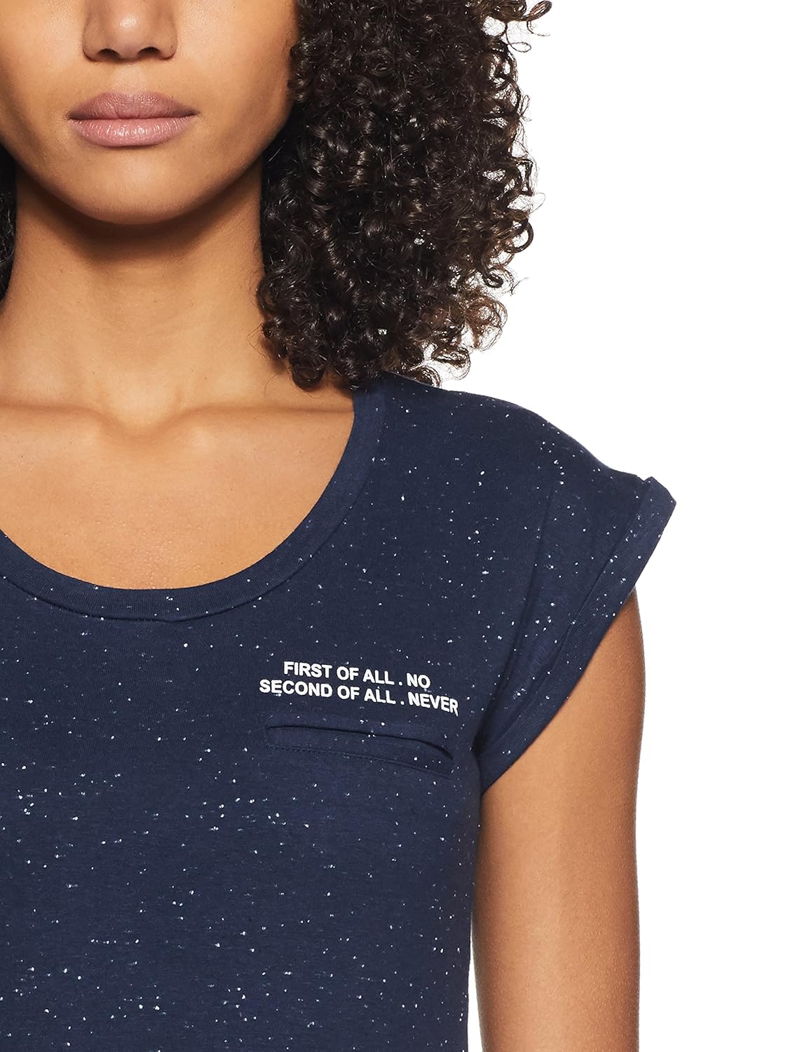 flying machine women's back detail t-shirt