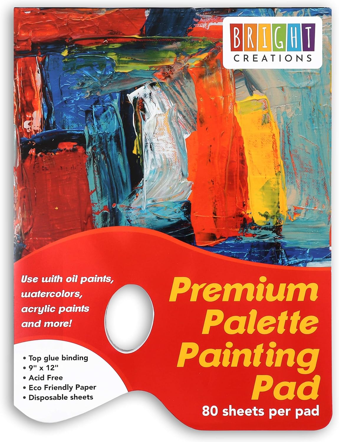 Palette Paper Pad for Painting Supplies (9 x 12 Inches, 160 Sheets, 2 Pack)