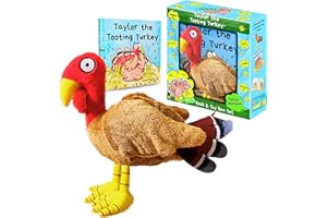 Taylor the Tooting Turkey Interactive Farting Toy Book Gift Box Set