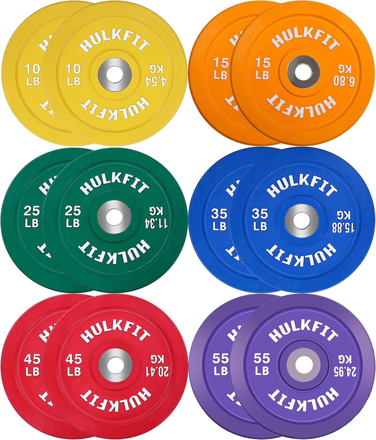 Olympic 2-Inch Rubber Bumper Plate 