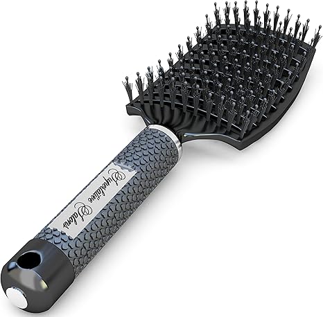 Boar Bristle Brush Best At Detangling Thick Hair Vented For Faster