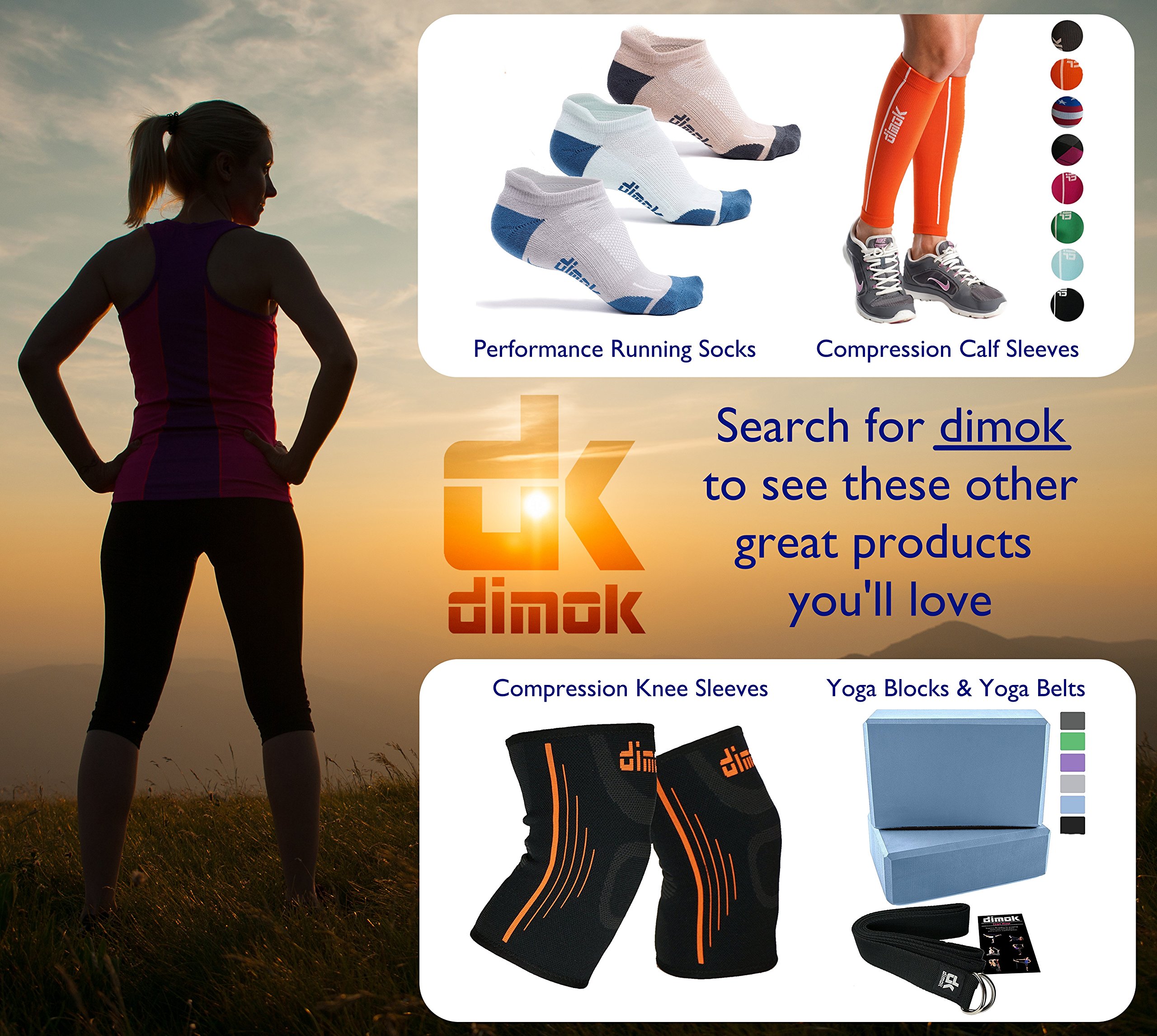 dimok running belt waist pack