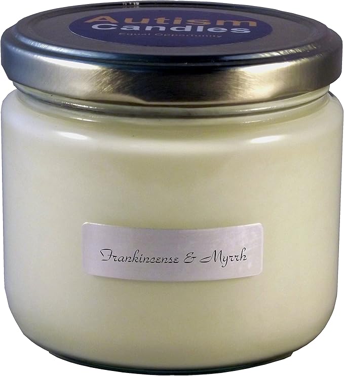 Autism Candles Frankincense & Myrrh Scented Candle Home