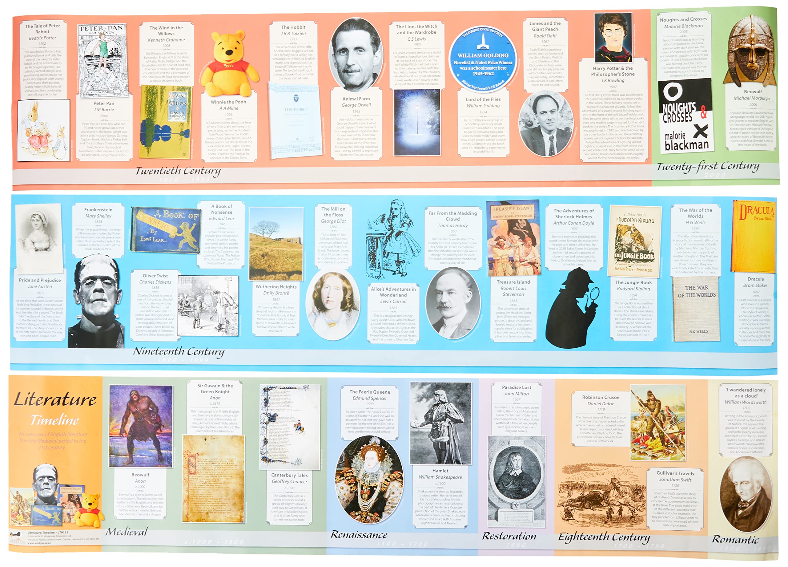 Wildgoose Education LT0111 Literature Timeline