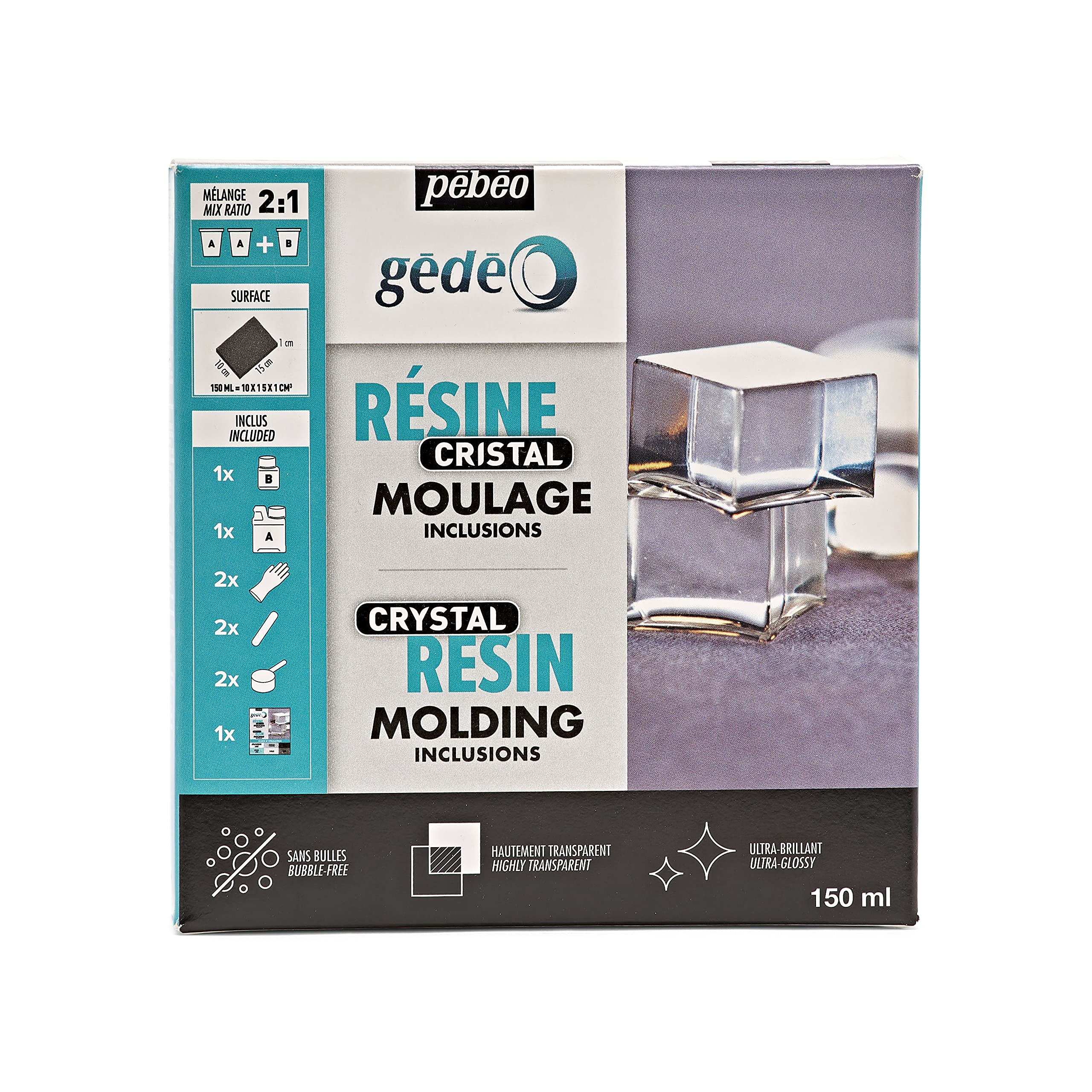 Gedeo 150 ml Crystal Resin, Transparent — image 1
